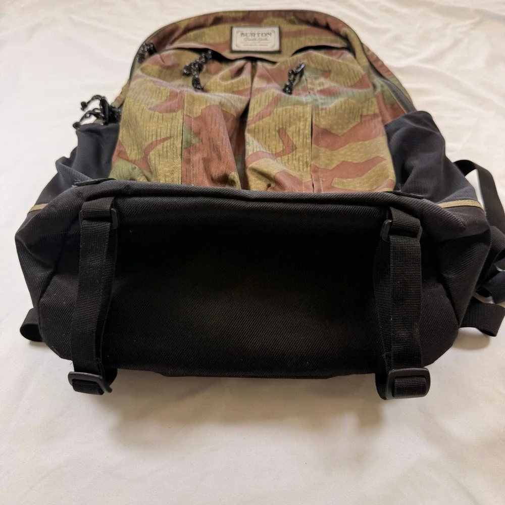 Burton Durable Goods Splinter Camo Backpack‎ Brown Green Rucksack Outdoor Travel